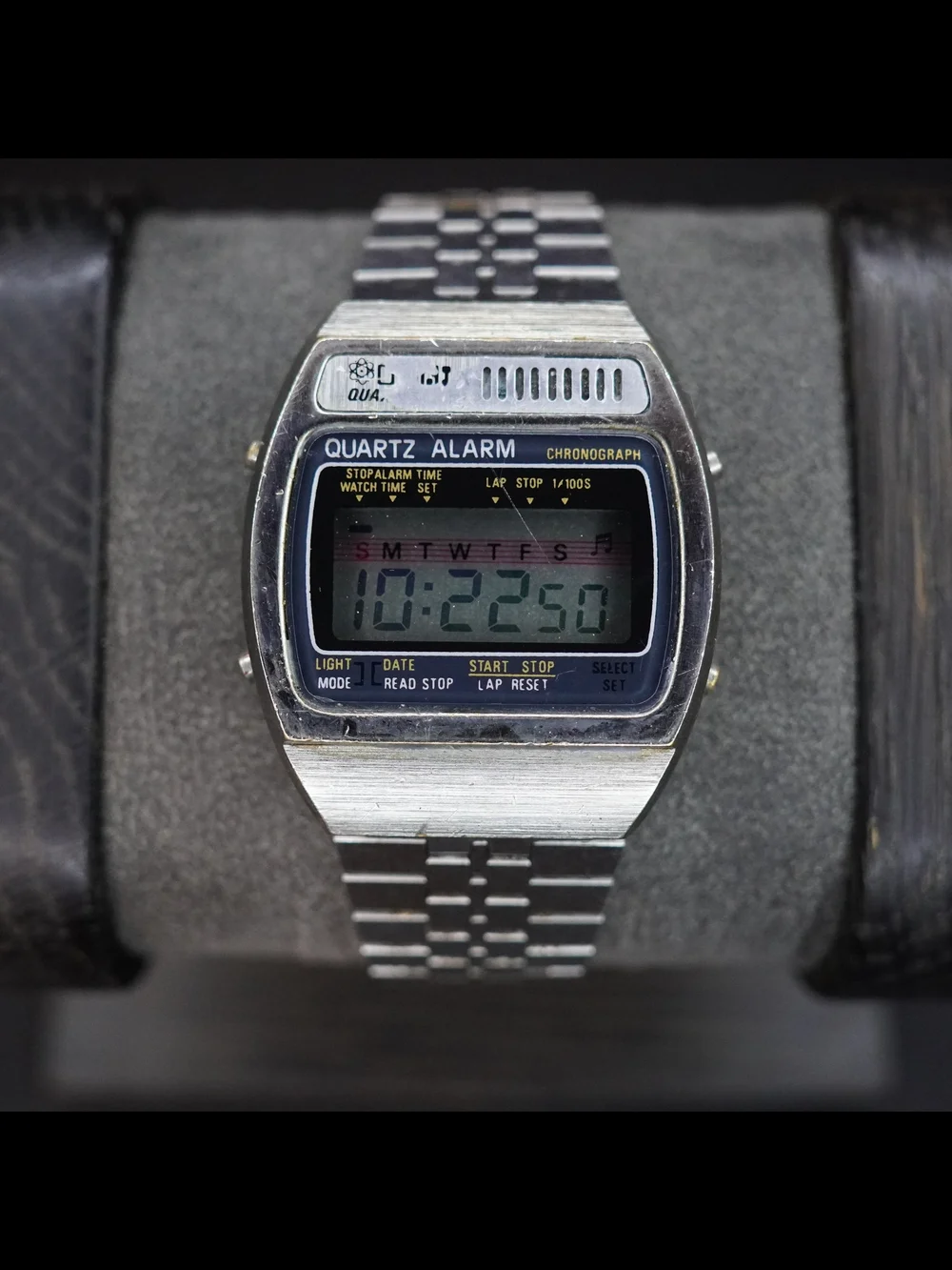 Vintage National Time LTD Quartz Alarm Chronograph Digital Mens Watch Hong Kong
